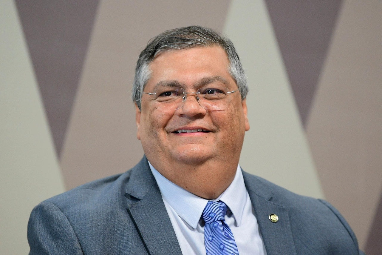 Flávio Dino na Comissão de Segurança Pública, durante  audiência pública  destinada a prestar informações sobre os planos e a agenda estratégica do Ministério da Justiça e Segurança Pública