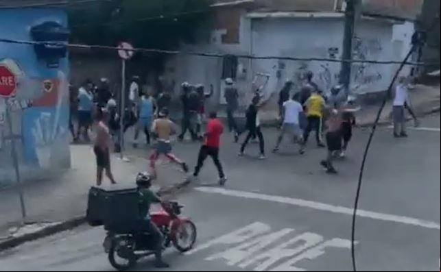 Briga generalizada no Boa Vista