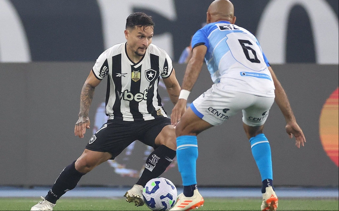 Botafogo aplicou 4 a 0 no jogo de ida e encaminhou vaga (Foto: Vítor Silva/Botafogo)