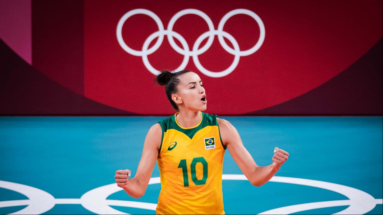 Gabi Guimarães, capitã da seleção brasileira de vôlei Gabi Guimarães, capitã da seleção feminina de vôlei do Brasil