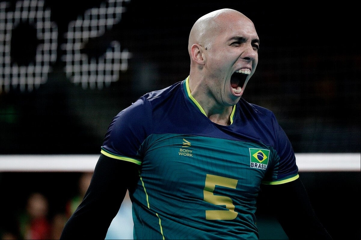 31.10.2023 - Jogos Pan-americanos Santiago 2023 - Volei Masculino - Brasil x México - Matheus Gonçalves - Foto Alexandre Loureiro/COB @alexandreloureiroimagens