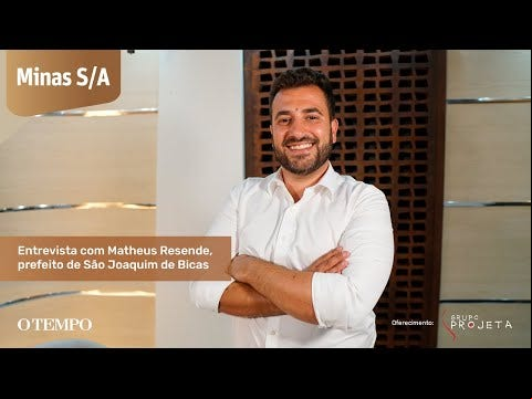 Matheus Resende é prefeito de São Joaquim de Bicas