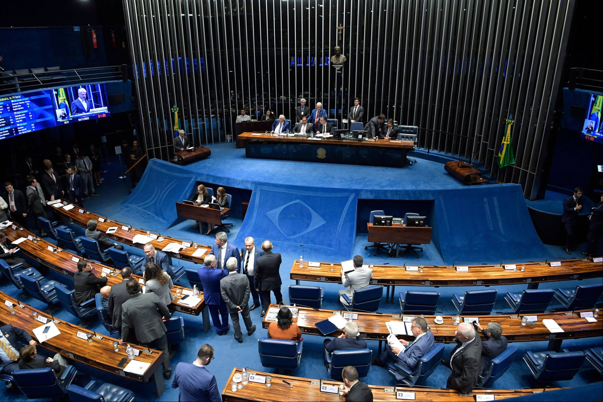 O Plenário do Senado Federal O Plenário do Senado Federal