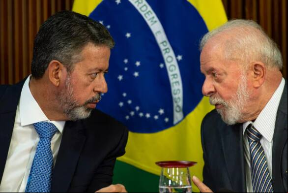 Na ordem, o presidente da Câmara, Arthur Lira, e o presidente da República, Luiz Inácio Lula da Silva Presidente da Câmara, Arthur Lira (PP-AL), se encontrou com o presidente Lula para reclamar de decisão do STF que bloqueou pagamento de emendas parlamentares
