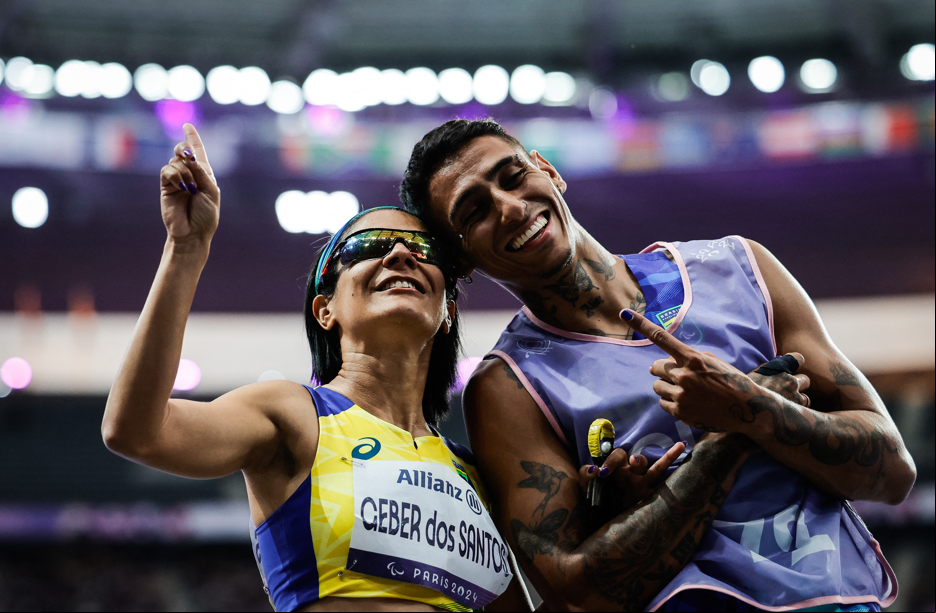 Jerusa Geber dos Santos e Gabriel Garcia são ouro nos 200m no atletismo das Paralimpíadas 2024