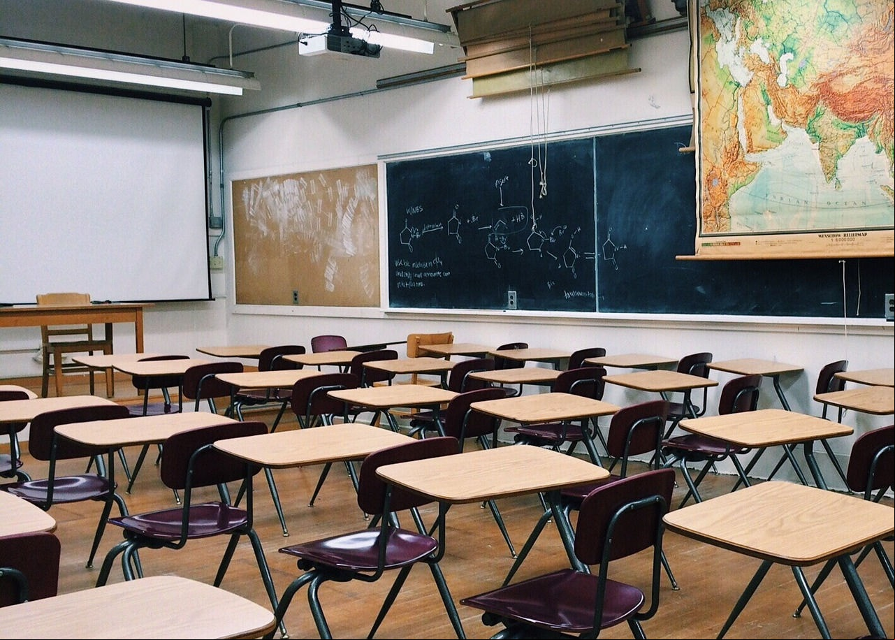 Sala de aula vazia