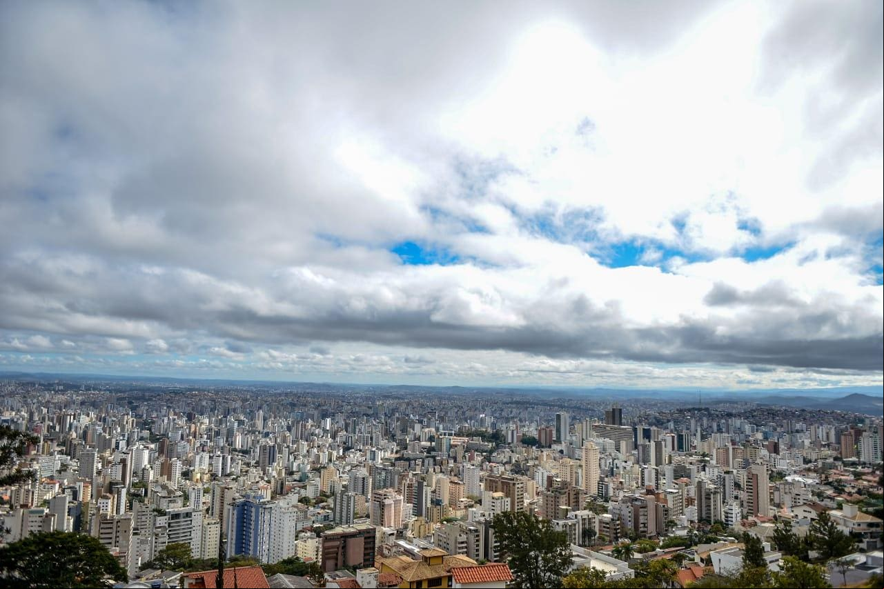 Imagem mostra vista panorâmica de Belo Horizonte Imagem mostra vista panorâmica de Belo Horizonte
