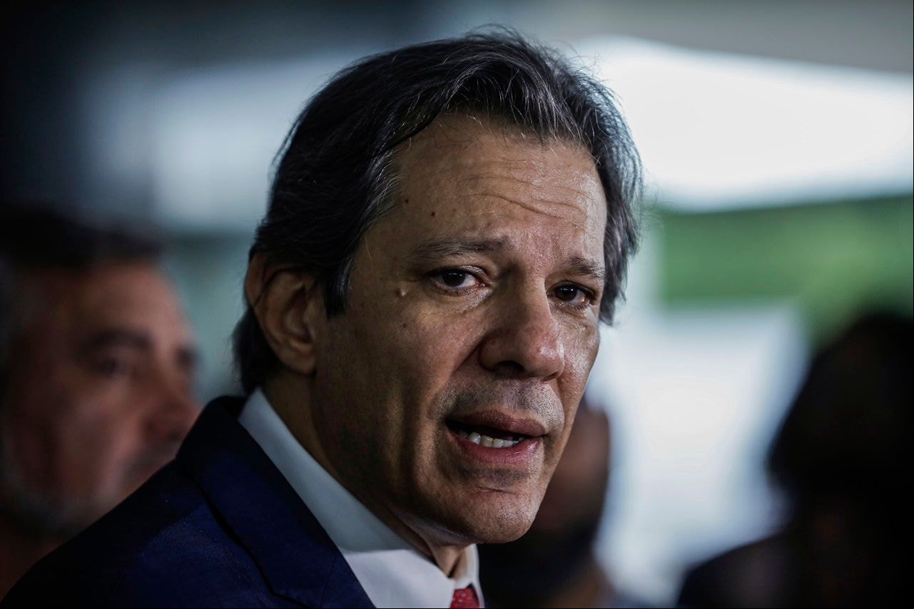 O ministro da Fazenda, Fernando Haddad