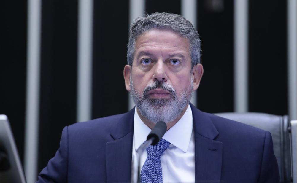 O presidente da Câmara dos Deputados, Arthur Lira,  durante sessão plenária
