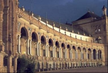Praça de Espanha, em Sevilha Praça de Espanha, em Sevilha