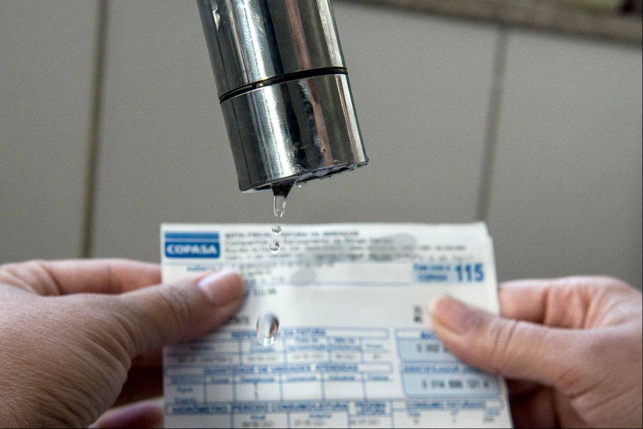 Tarifa social da Copasa prevê desconto de 50% para famílias de baixa renda