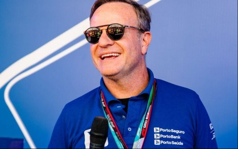 Rubens Barrichello correu com Jos Verstappen, pai de Max Verstappen (Foto: Divulgação)
