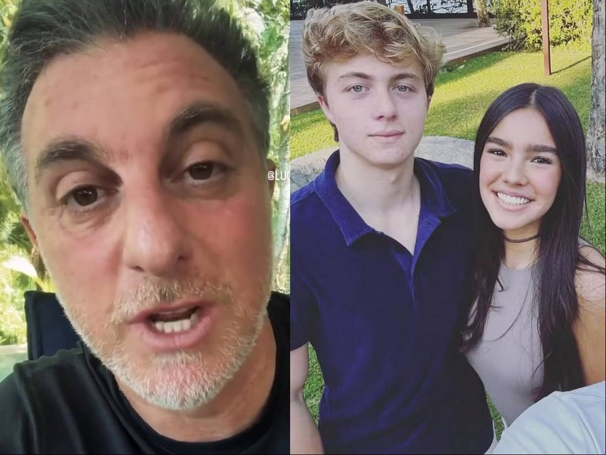 Luciano Huck, Benício e Duda Guerra