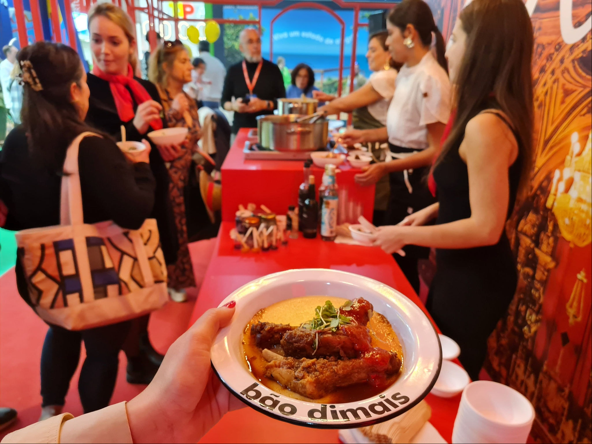A culinária mineira fez sucesso e lotou o estande de Minas todos os dias
