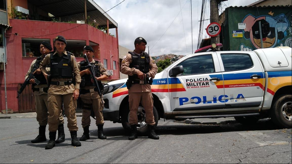WhatsApp Image 2024-01-26 at 113810jpeg A operação ocorre no mesmo bairro onde o sargento Dias, da PMMG, morreu baleado na cabeça por um homem com o benefício da saída temporária
