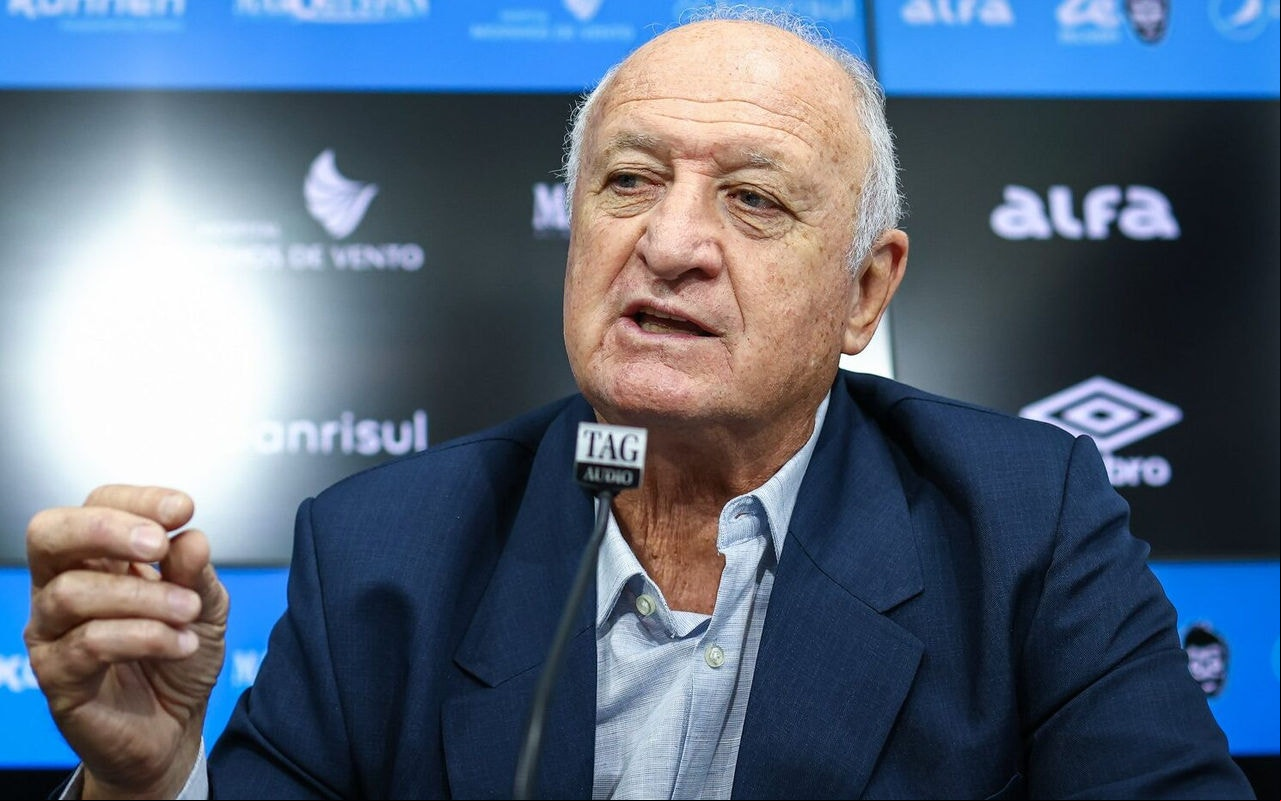 Felipão é coordenador técnico do Grêmio. (Foto: Lucas Uebel/Grêmio FBPA)
