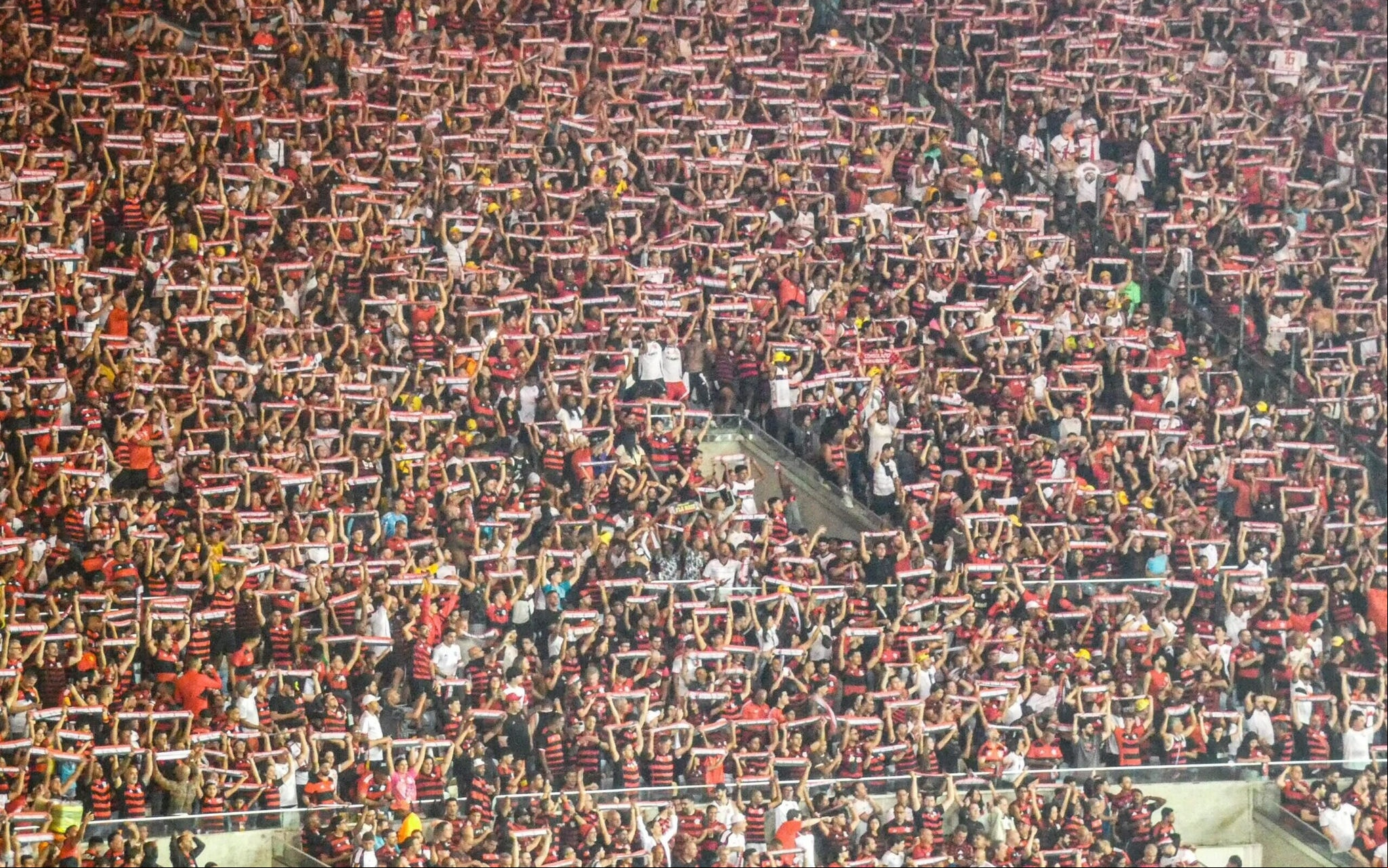 Torcida do Flamengo no Maracanã (Foto: Lucas Bayer/Lance!)