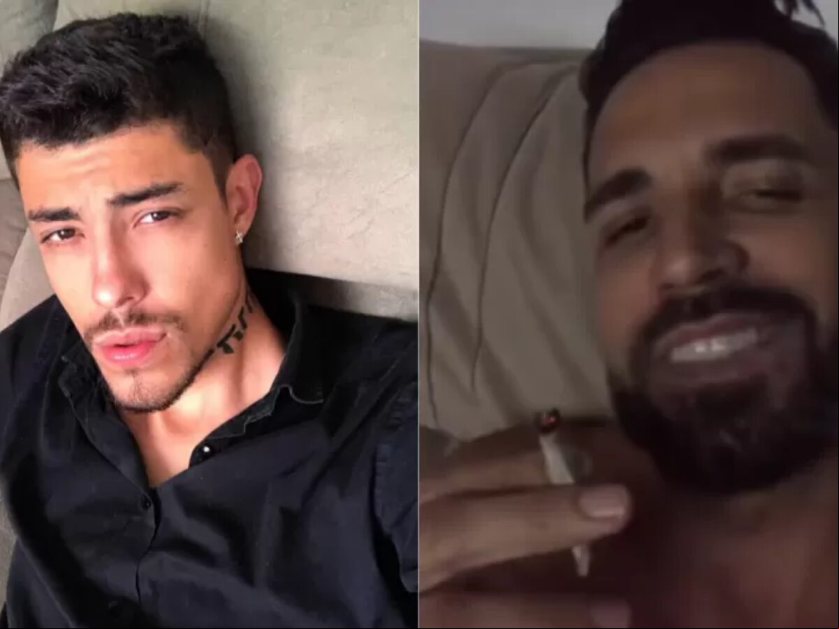 Filho de Latino reage a acusações do pai com vídeo do cantor fumando