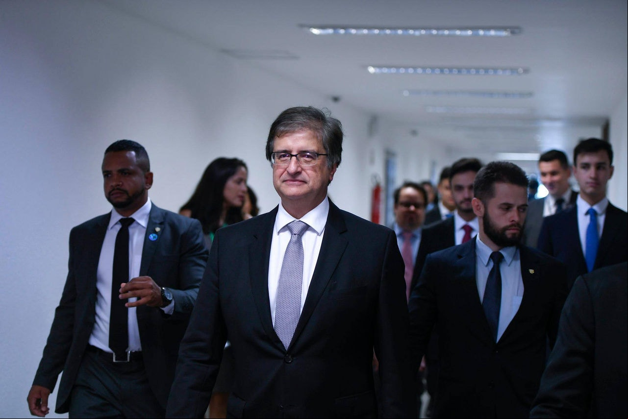 Indicado para PGR, Paulo Gonet em sua chegada ao Senado para sabatina