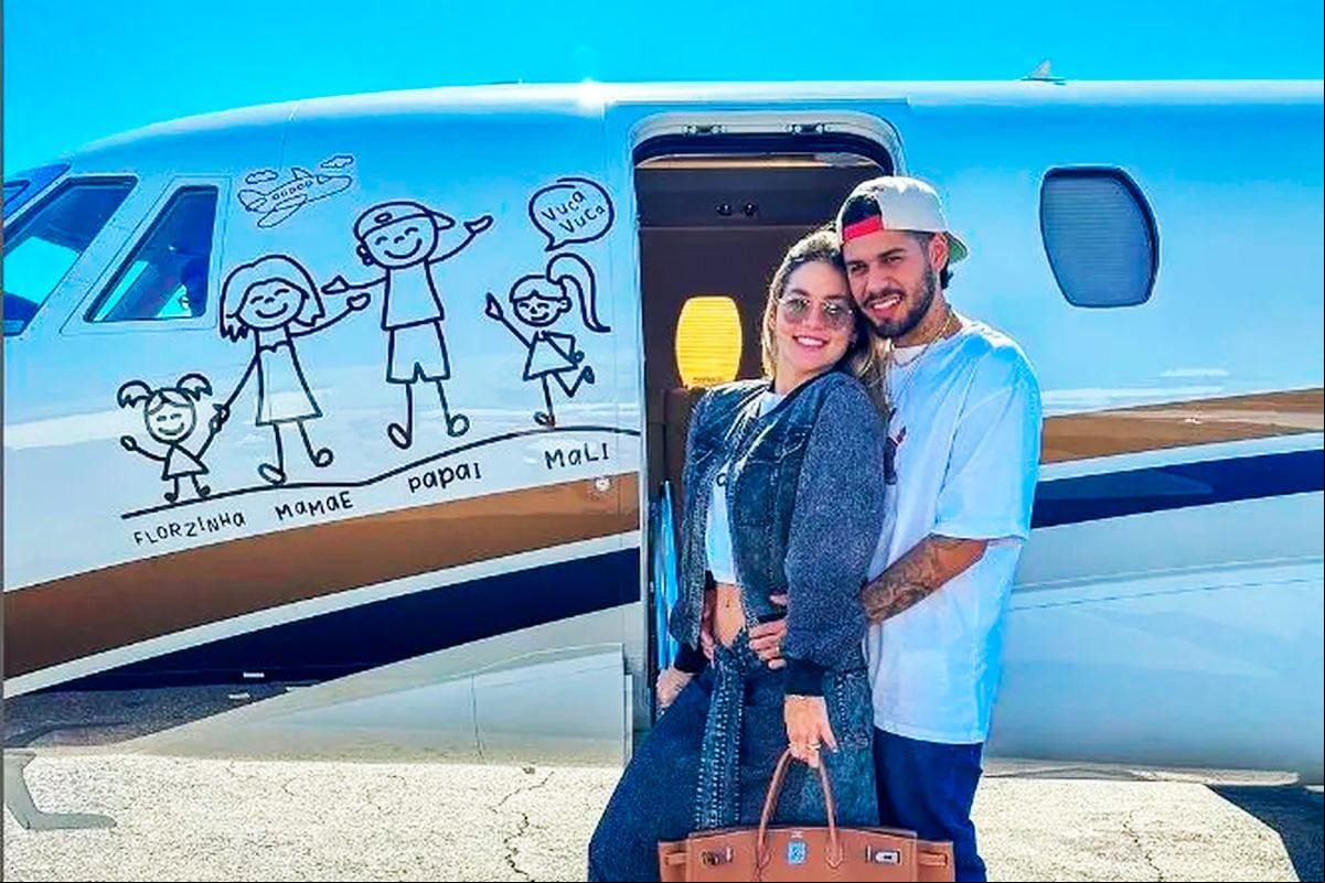 Virgínia Fonseca, Zé Felipe e o avião milionário