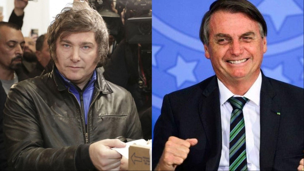 Bolsonaro e Javier Milei
