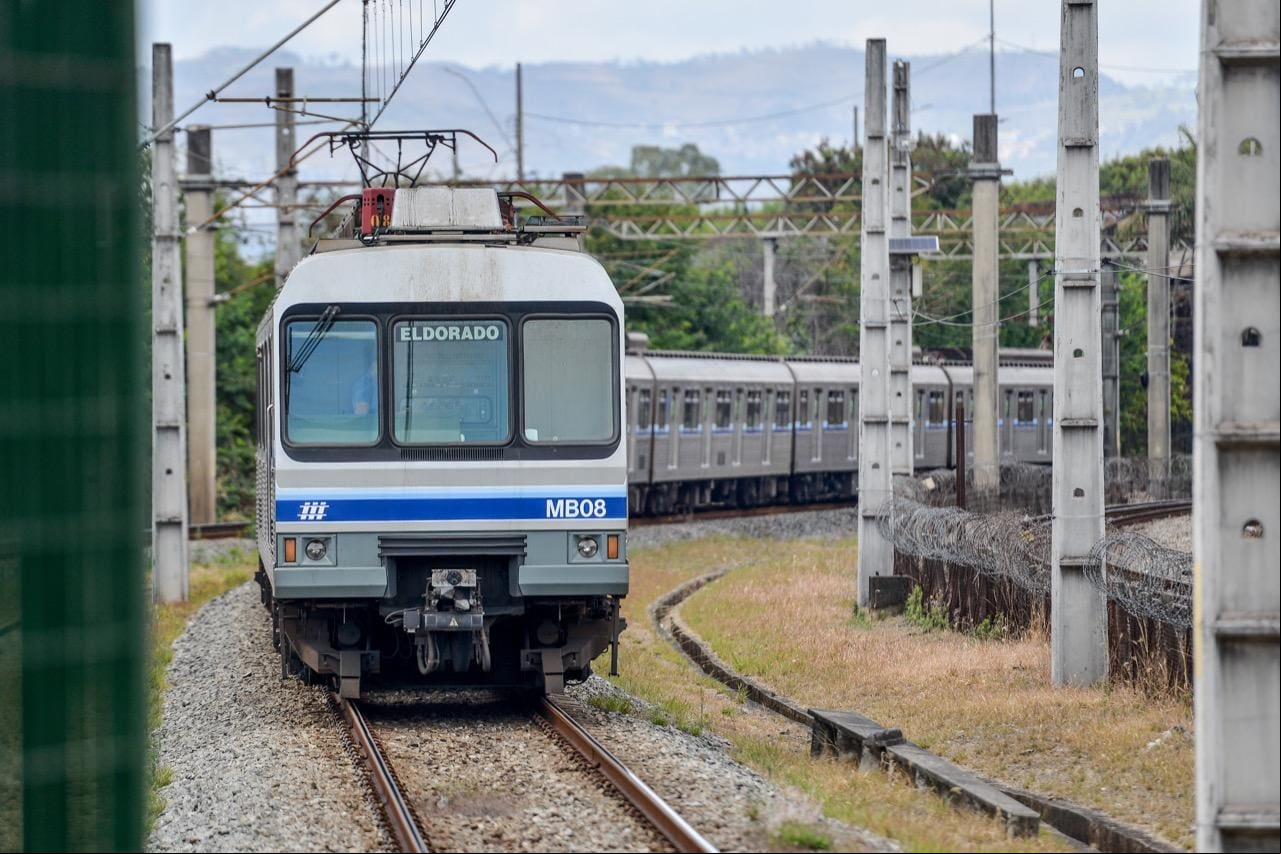 Metrô de BH vagão Eldorado linha do metrô