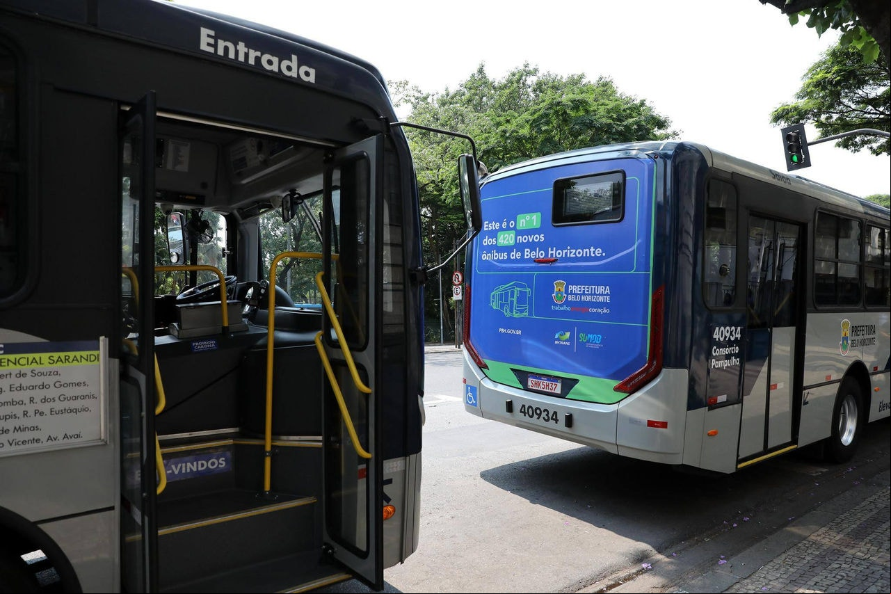 Novos ônibus integrados à frota do transporte coletivo de Belo Horizonte