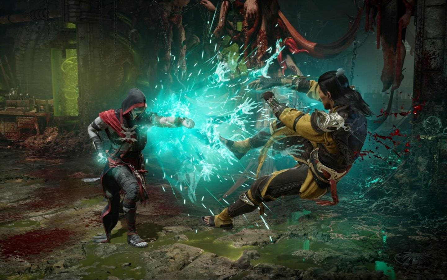 Ermac foi um dos lutadores a serem disponibilizados como DLC no Mortal Kombat 1 antes da decisão da NetherRealm
