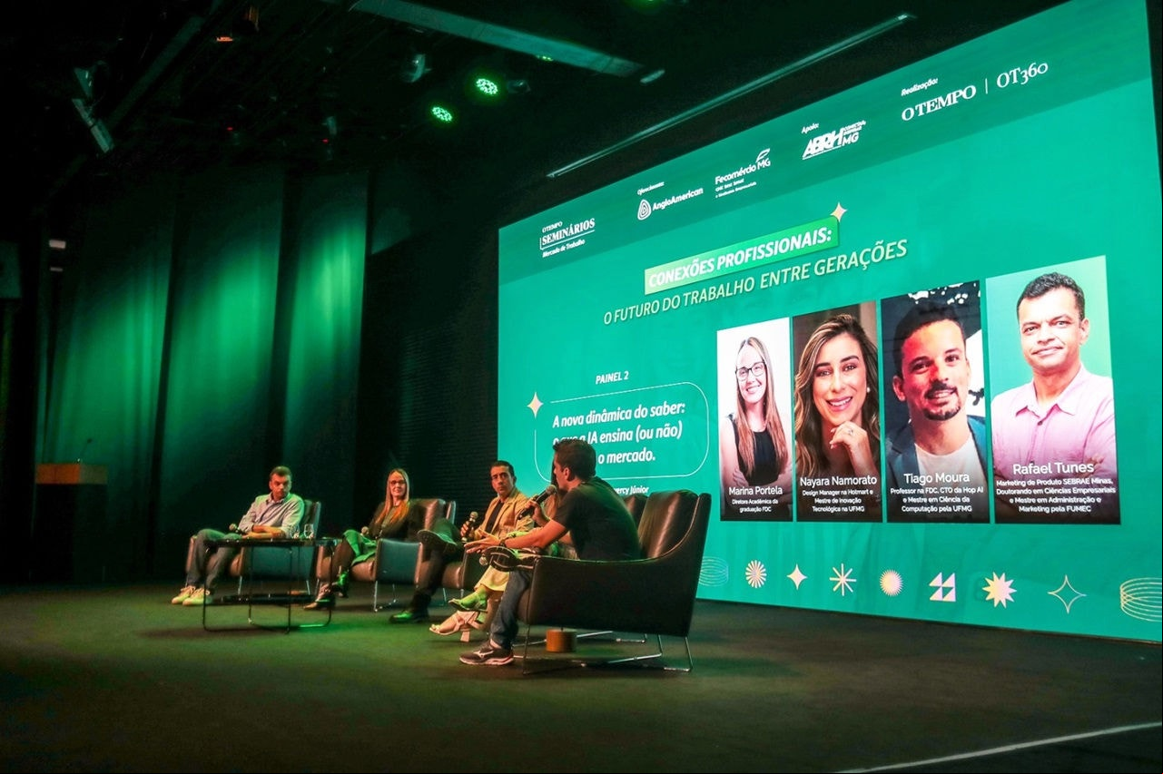 No Teatro Feluma, seminário de O TEMPO discutiu futuro mercado de trabalho 