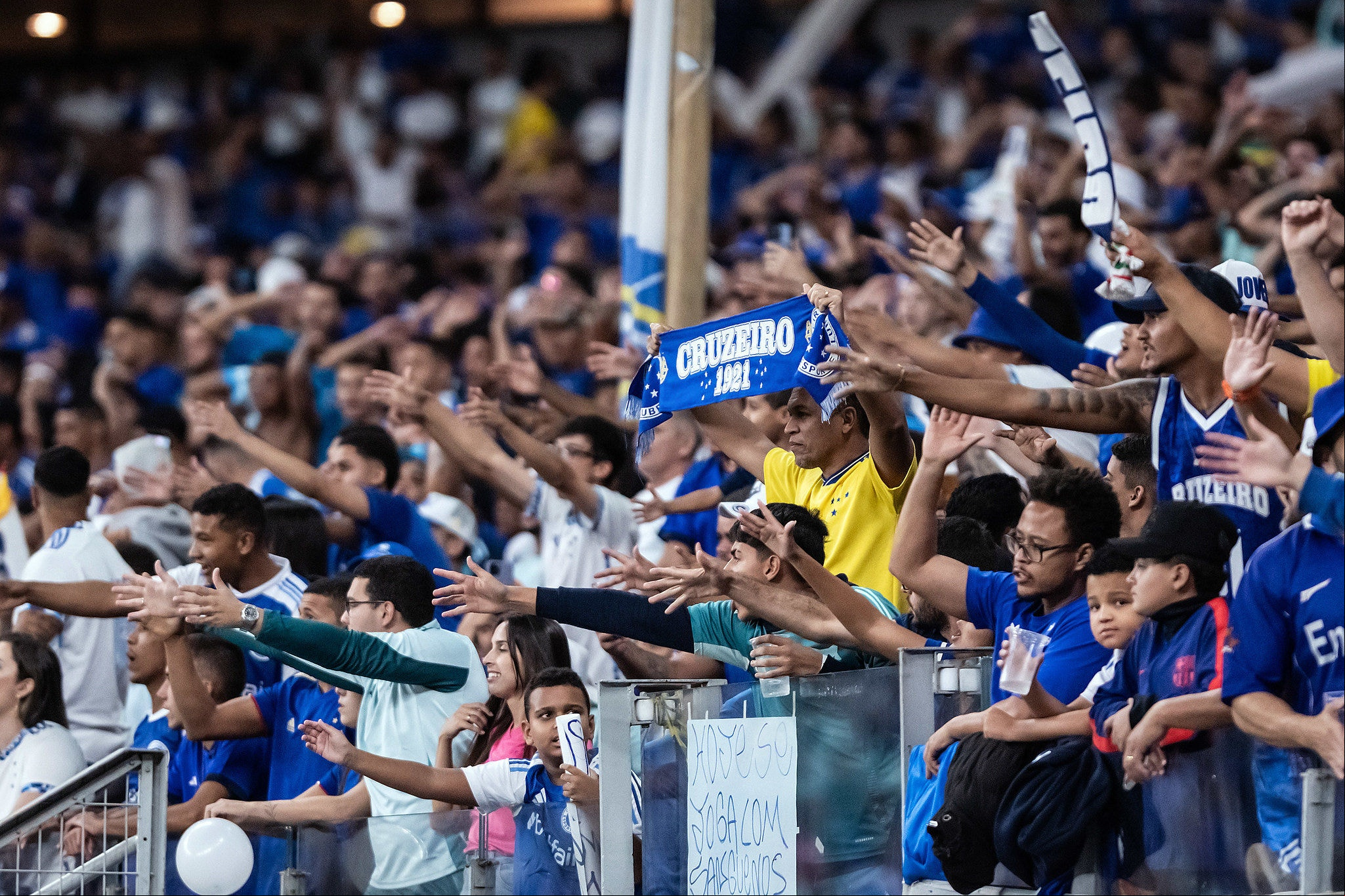 Torcida do Cruzeiro no Mineirão