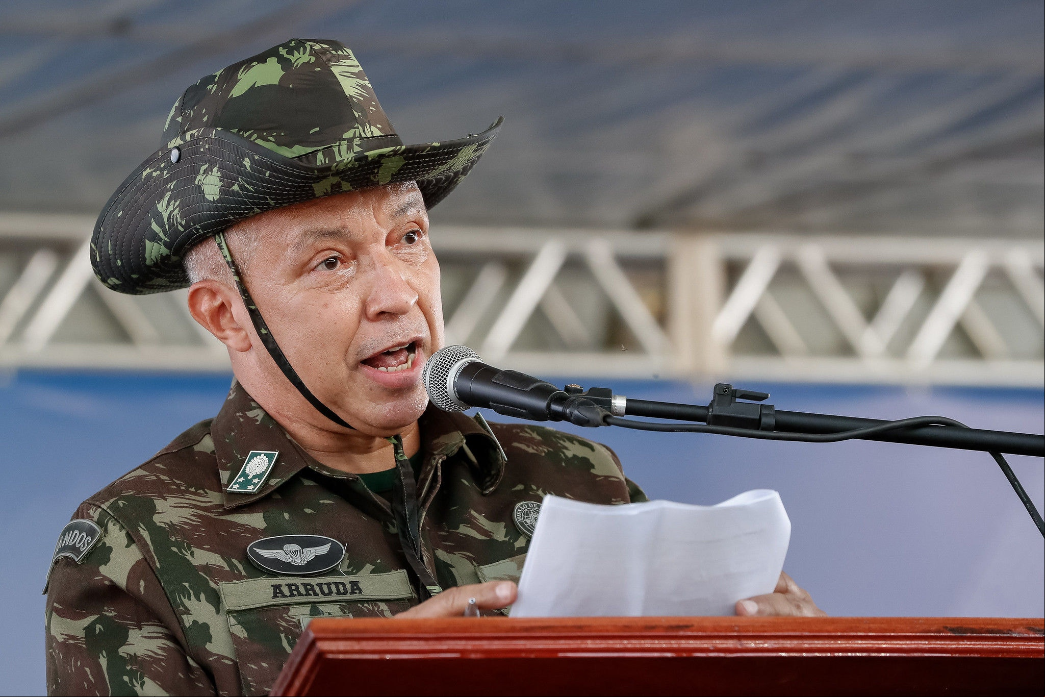 O general e ex-comandante do Exército Júlio Cesar de Arruda prestou depoimento no STF como testemunha de defesa do tenente-coronel Mauro Cid e do ex-presidente Jair Bolsonaro