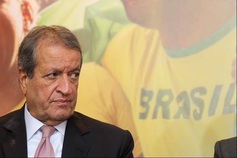 O presidente nacional do PL, Valdemar Costa Neto, durante evento do partido