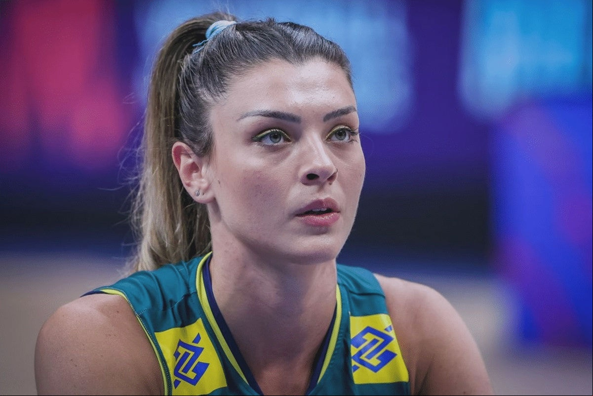 Rosamaria na seleção brasileira de vôlei feminino