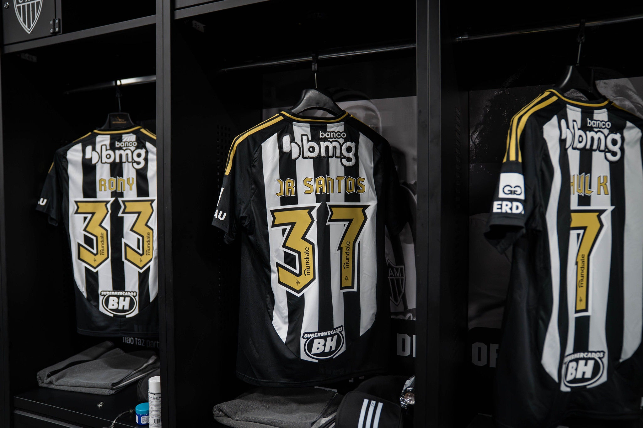 Vestiário do Atlético na Arena MRV