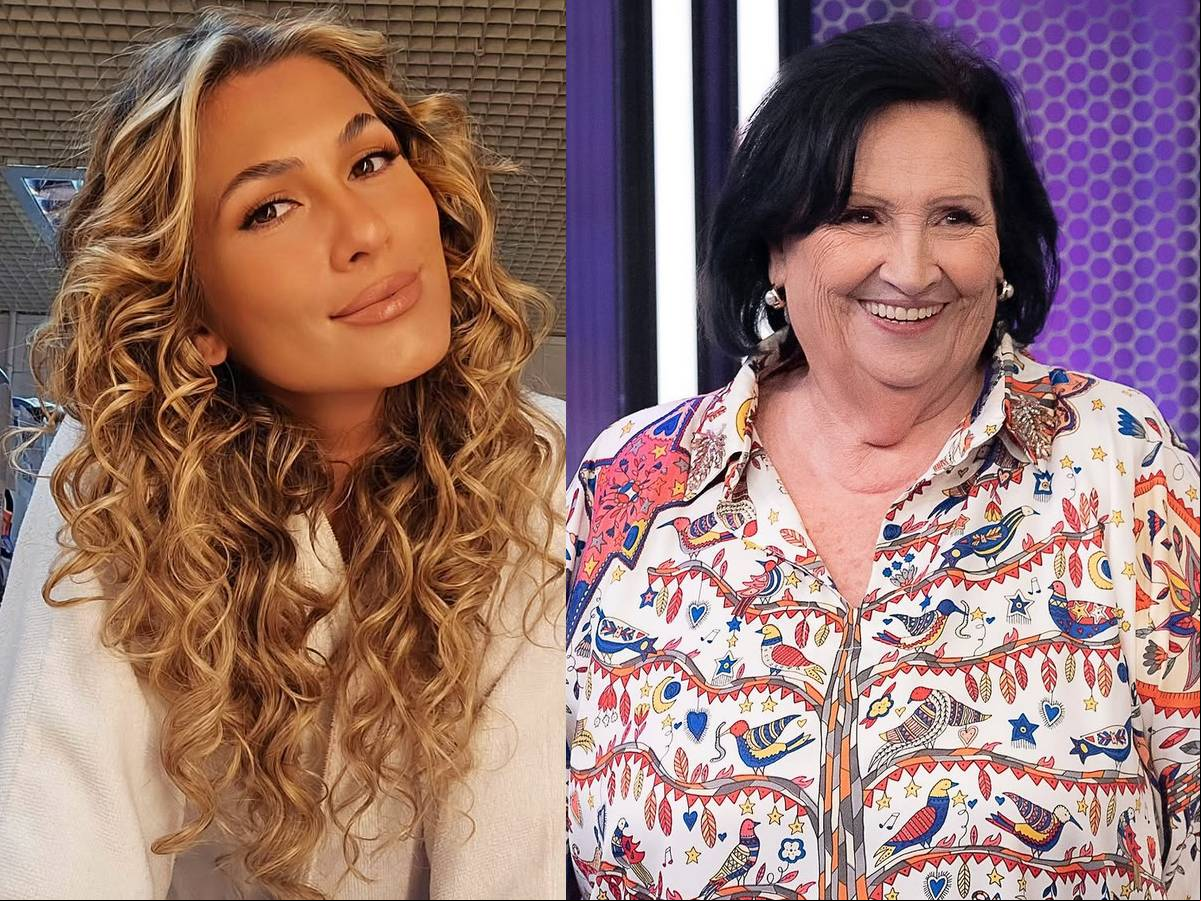 Lívia Andrade e Dona Déa