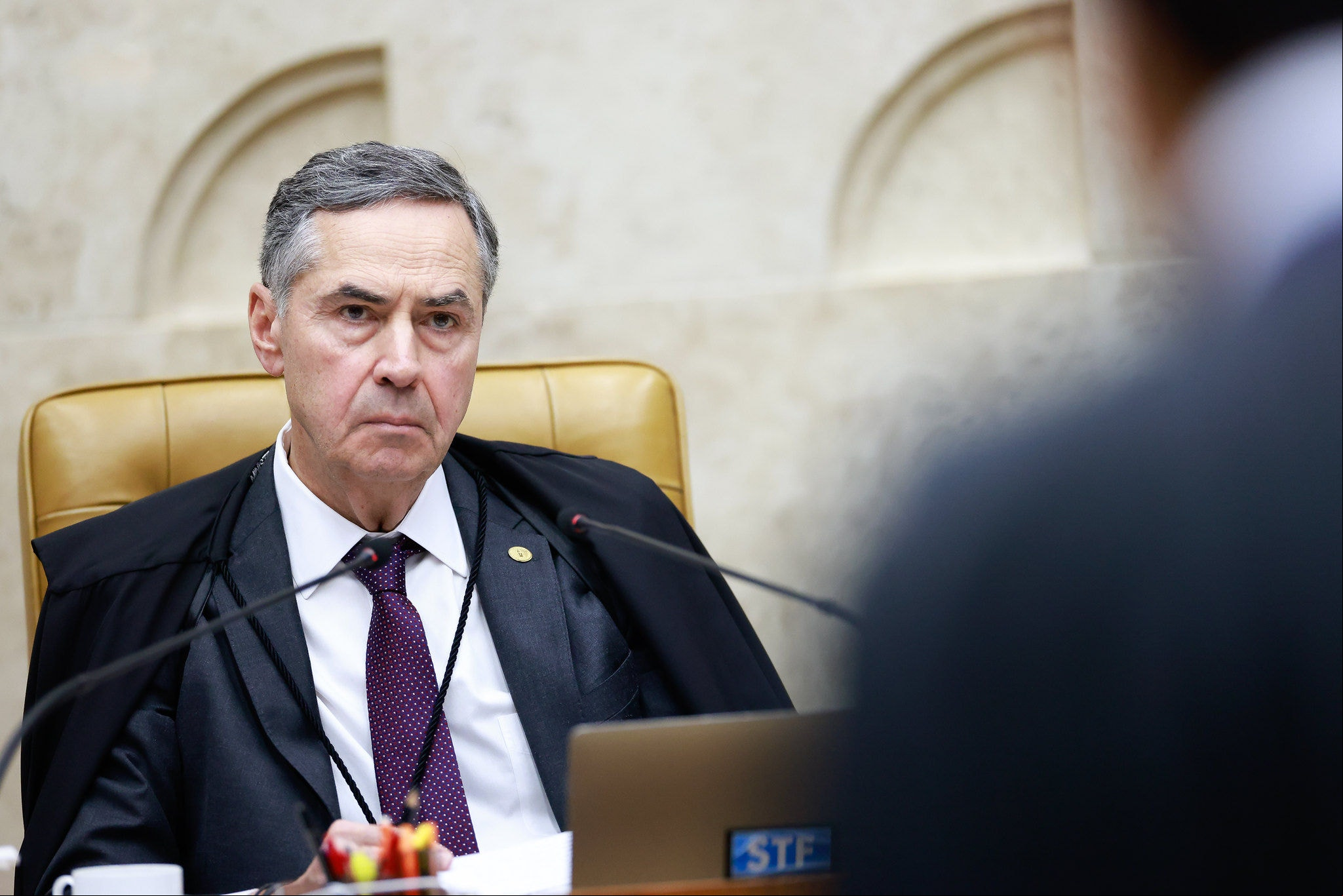 O presidente do Supremo Tribunal Federal (STF), ministro Luís Roberto Barroso. O presidente do STF, ministro Luís Roberto Barroso, afirmou que o mais adequado seria concluir o julgamento do ex-presidente Jair Bolsonaro e aliados neste ano