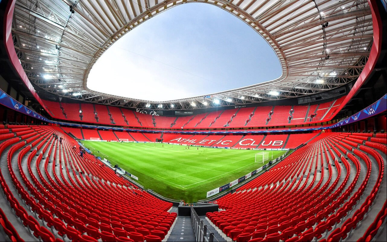 Estádio San Mamés, em Bilbao, será o palco da decisão da Europa League (Foto: Divulgação)