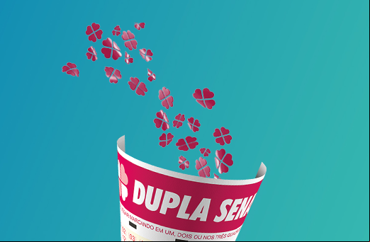 Bilhete de apostas da Dupla Sena