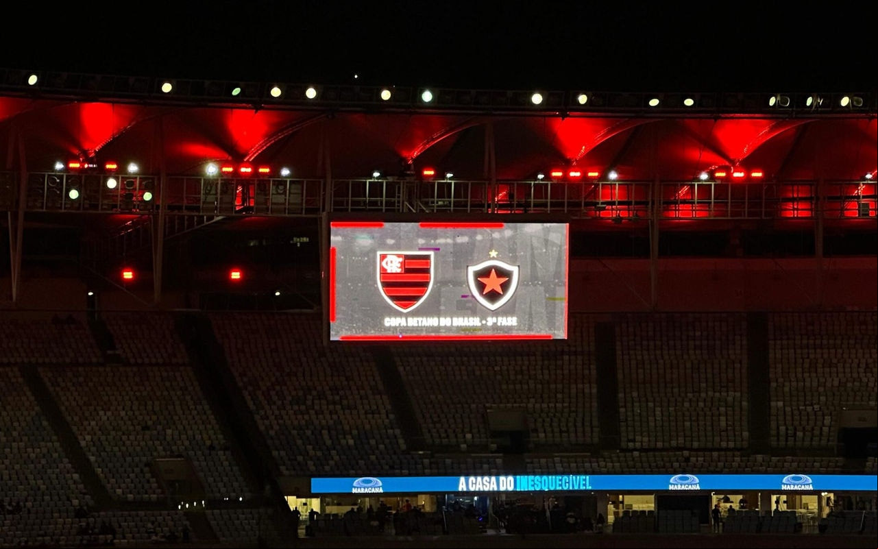 Flamengo e Botafogo-PB se enfrentam no Maracanã (Foto: Lucas Bayer/Lance!)