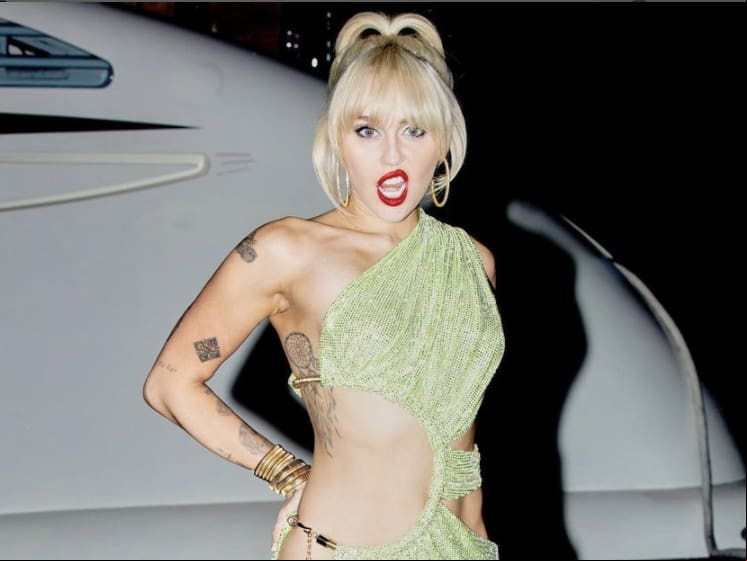 A cantora Miley Cyrus