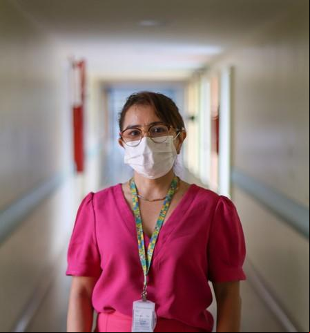 Francinete Rodrigues, diretora geral do Hospital da Criança Santo Antônio, em Boa Vista, fala sobre o atendimento a Yanomami. Foto: Flávio Tavares / O TEMPO